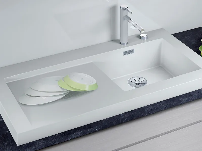 Lavello standard sopratop modello Modex M-60 di Blanco in Silgranit