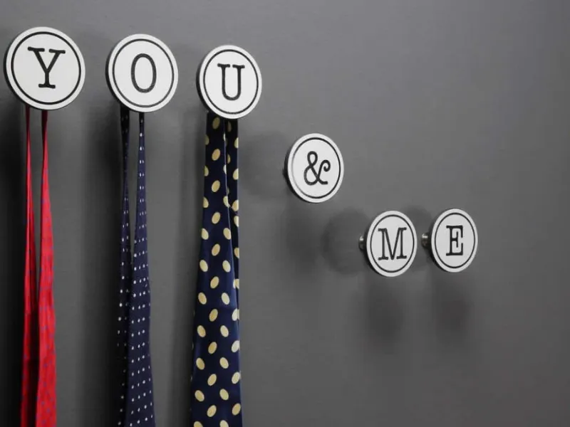 Ganci appendiabiti Art-Up Alphabet di Creativando