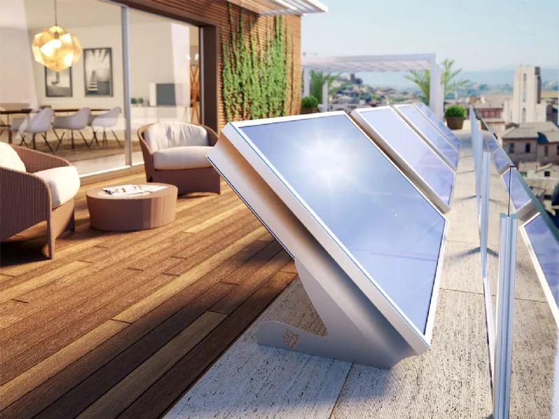Sistema termico solare compatto Stratos by Cordivari