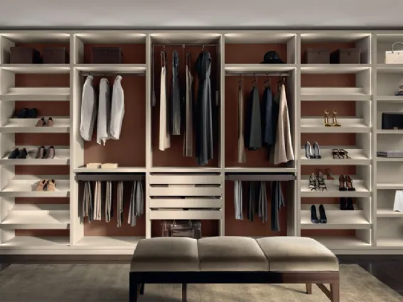 Cabina armadio Walk-in Fluida di Scavolini