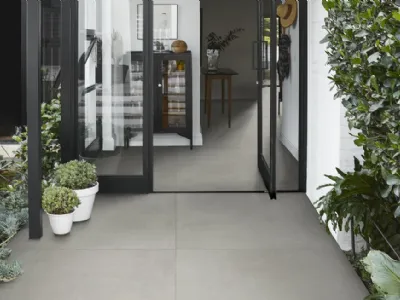 Collezione Marazzi Cementum20 nella sfumatura Nickel