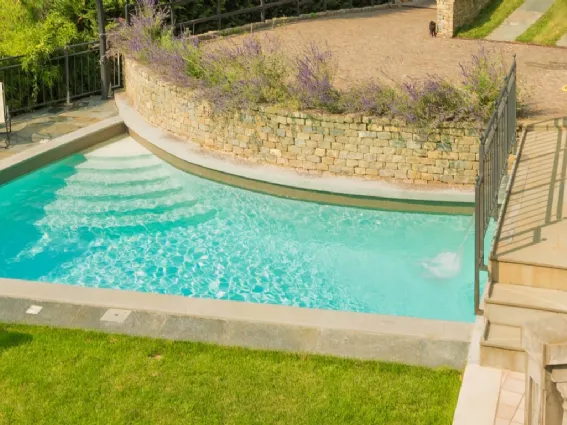 Uno dei modelli interrati di Piscine Castiglione
