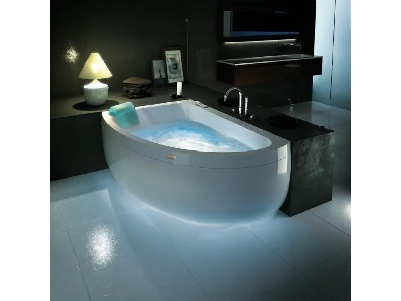 Vasca da bagno piccola angolare Aquasoul
