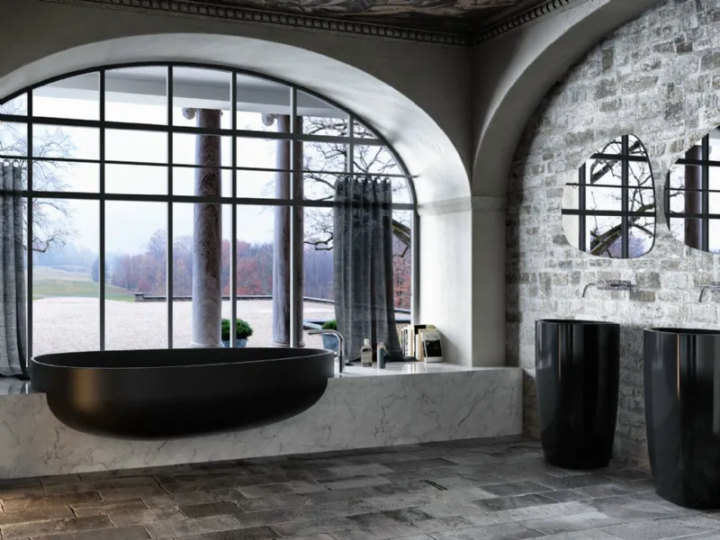vasca da bagno Beyond di Glass idromassaggio