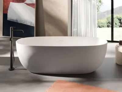 Ellisse, la vasca in Aquatek light