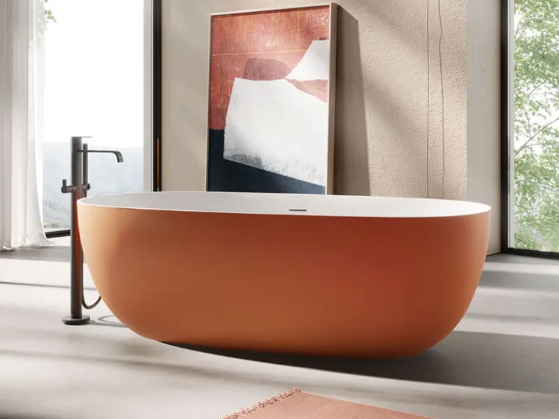 Ellisse, la vasca in Aquatek light
