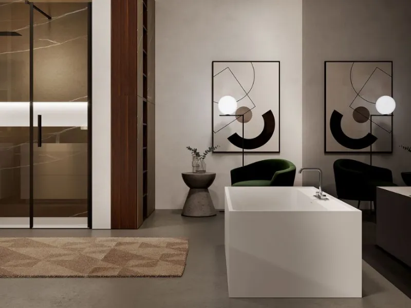 Fashion, vasca da bagno di Disenia by Ideagroup
