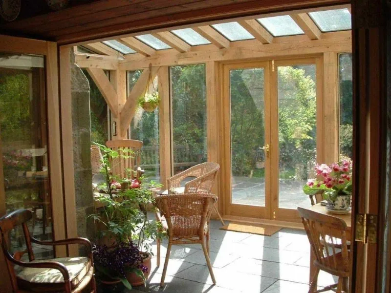 Veranda in legno permessi