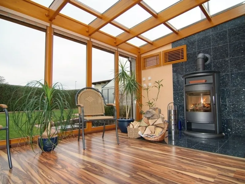 veranda in legno