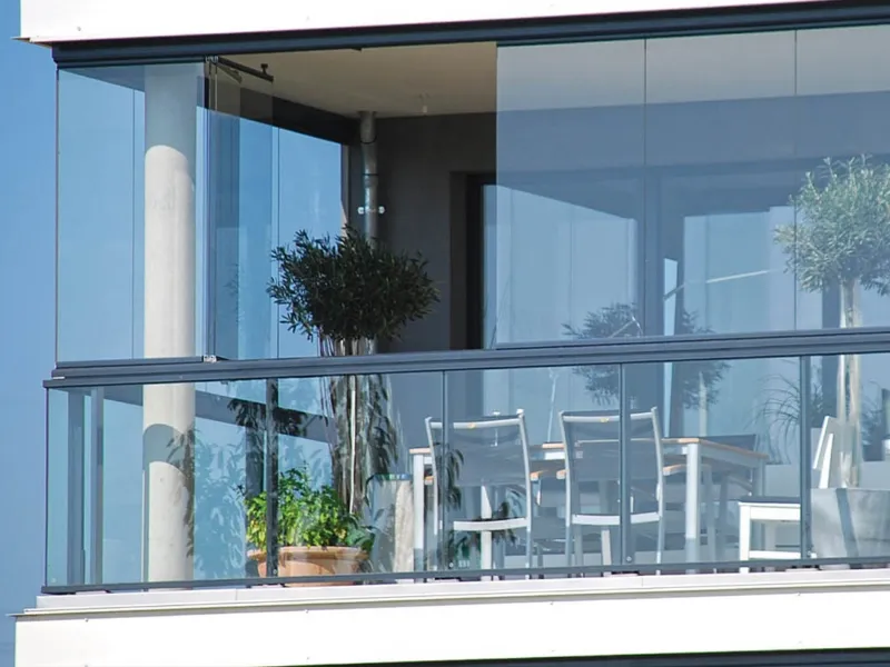 Veranda in alluminio e vetro