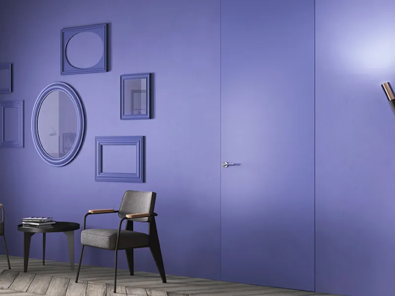Sistema Zero, porta filomuro di FerreroLegno